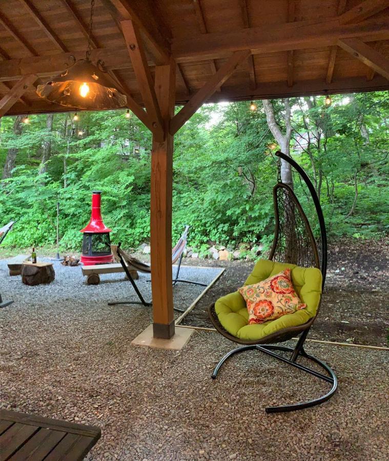 Kizuna Lodge & Bbq Centre Hakuba Bagian luar foto
